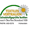 Schadstoffgepr�fte Textilien nach �ko-Tex Standard 100 Pr�f-Nr. A05-0570